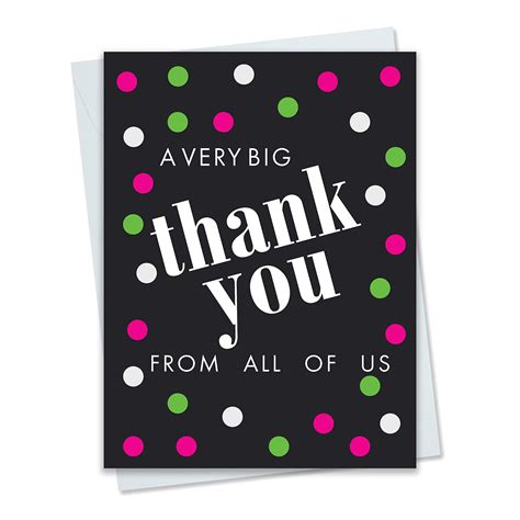 Buy Big Dot Jumbo Thank You Card Extra Large 9 X 12 With Envelope
