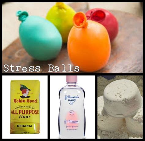~ Stress Balls ~ 2 Cup Flour 14 Cup Baby Oil Balloons