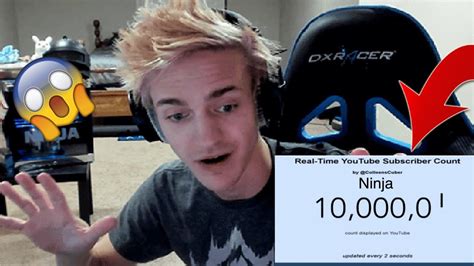Ninja Reacts To 10 Million Subscribers Youtube