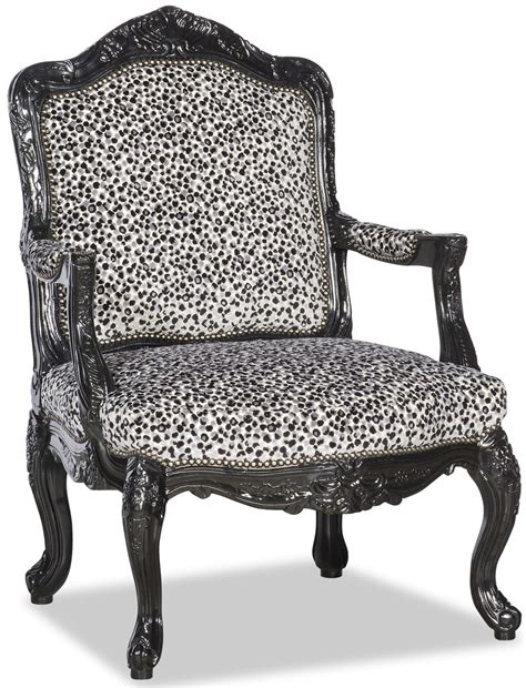 A traditional design gets a contemporary update in this streamlined barrel chair. Animal print armchair