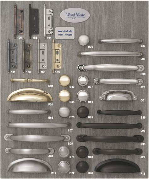 (prices may vary for ak and hi.) Wood-Mode Brookhaven Hardware — Kitchen Associates ...