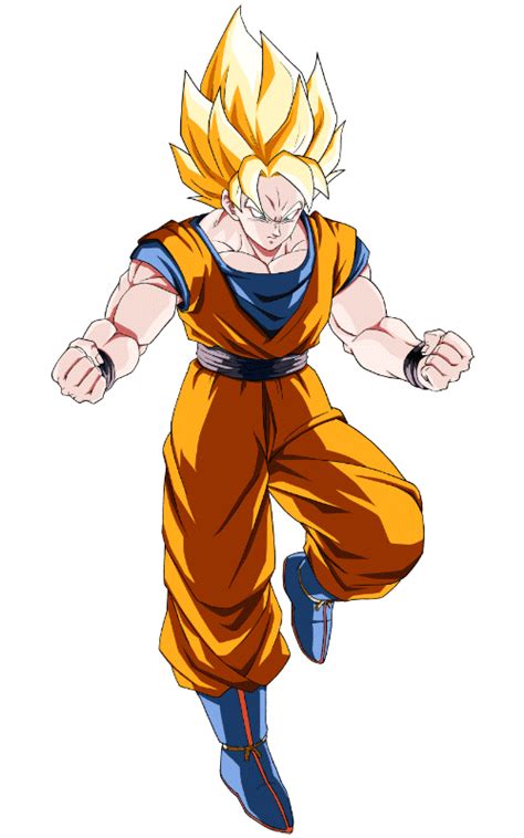Goku Ssj Render Dokkan Battle By Maxiuchiha22 On Deviantart Anime