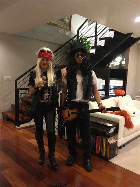 Discover (and save!) your own pins on pinterest Halloween costume idea Axl Rose and Slash (With images ...