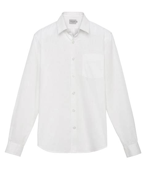 Standard Button White Shirt Velour By Nostalgi