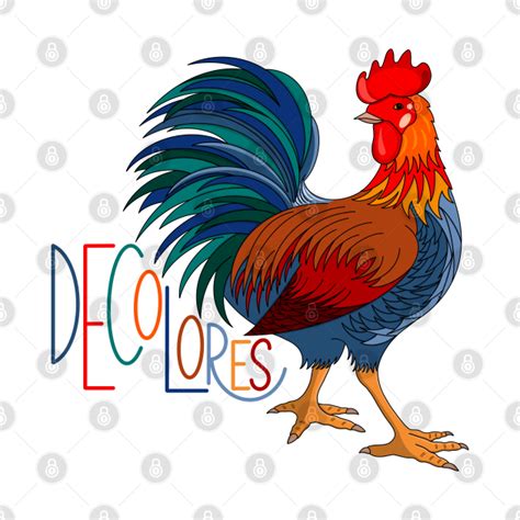 Decolores Cursillo Rooster Decolores Rooster Mask Teepublic