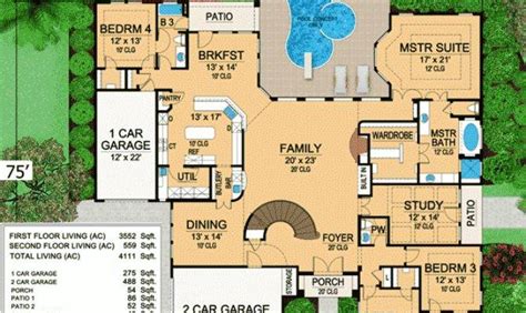 15 Stunning Mansions Blueprints Jhmrad