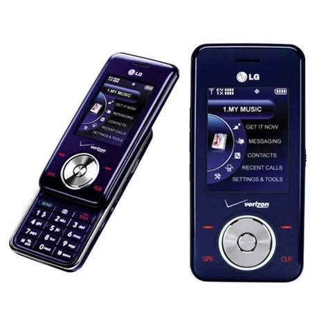 Lg Vx8550 Chocolate Verizon Blue Cell Phone Refurbished 13298052