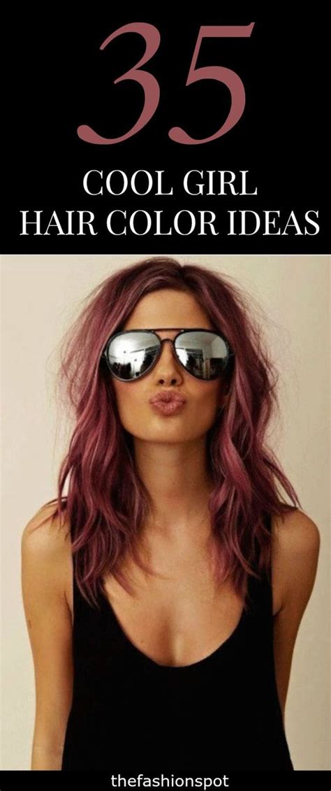 Unique Hair Color The Cool And Hair Color On Pinterest