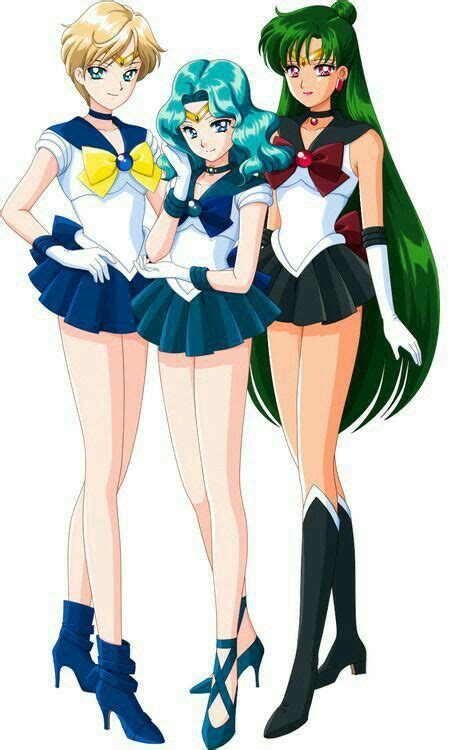 Uranus Neptune Pluto Sailor Moon Character Sailor Moon Girls Sailor Moon Manga
