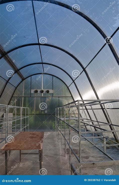 Inside Empty Plant Green House Stock Photo Image Of Nature