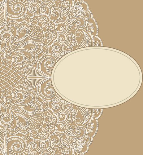 Lace With Vintage Vector Backgrounds Vectors Graphic Art Designs In