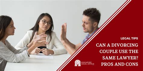 Can A Divorcing Couple Use The Same Lawyer Pros And Cons