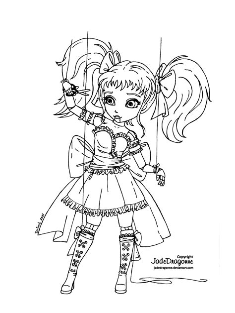 Anime Halloween Coloring Pages 118 File Include Svg Png Eps Dxf