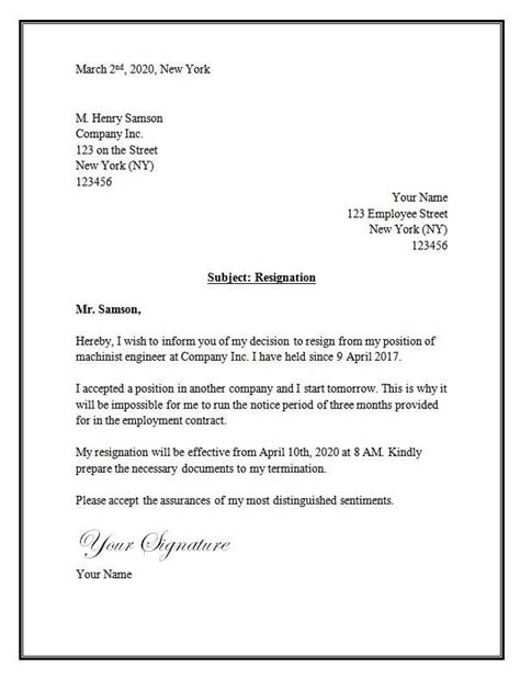 Team leader resume cover letter word template free download. Resignation Letter Template Word | Resignation letter ...
