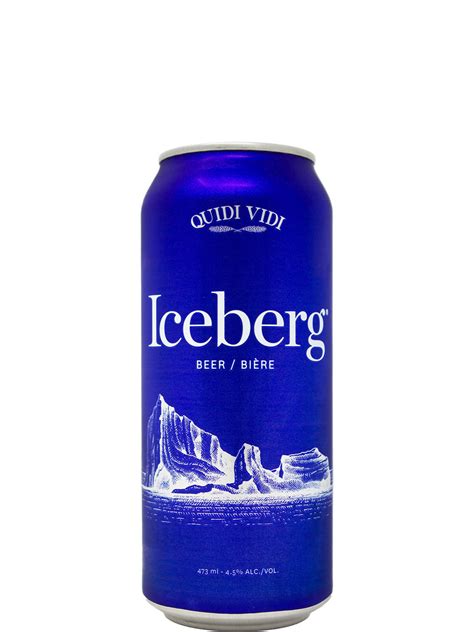 Quidi Vidi Iceberg Beer 473ml Can Newfoundland Labrador Liquor