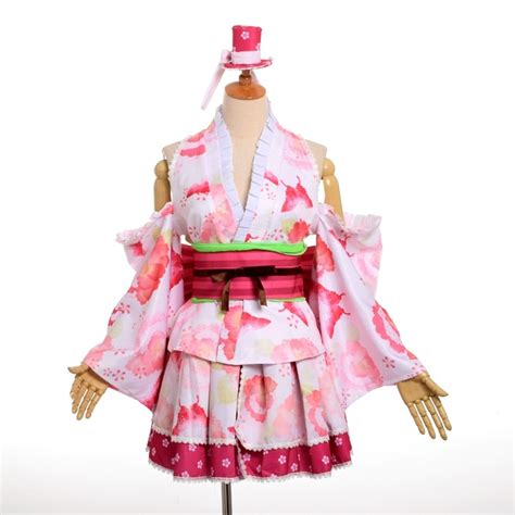 cute yazawa nico cosplay girls japanese kimono bathrobe dress anime love live yukata robes