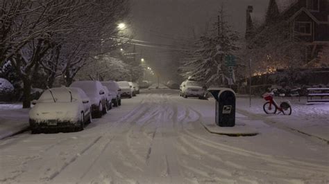 Snowstorm Wallops Seattle Canceling Flights And Knocking Out Power In