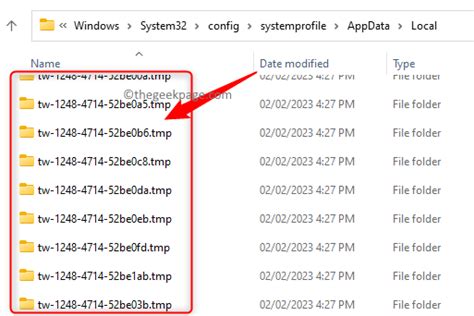 Empty Tw Tmp Folders In System32 Directory In Windows 1110
