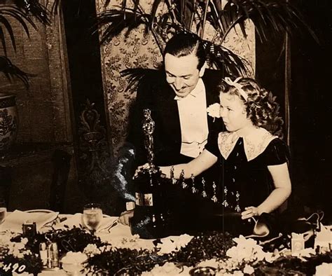 Walt Disney Shirley Temple Photo Academy Awards Snow White 1939 Vintage