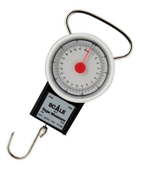 Berkley Portable 50lb Fish Weighing Scale With 1m Built In Tape Measure