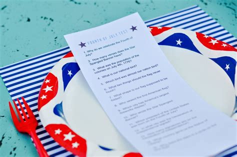 Are you having a party to celebrate independence day? Free Printable Fourth of July Quiz for Kids - Make Life Lovely