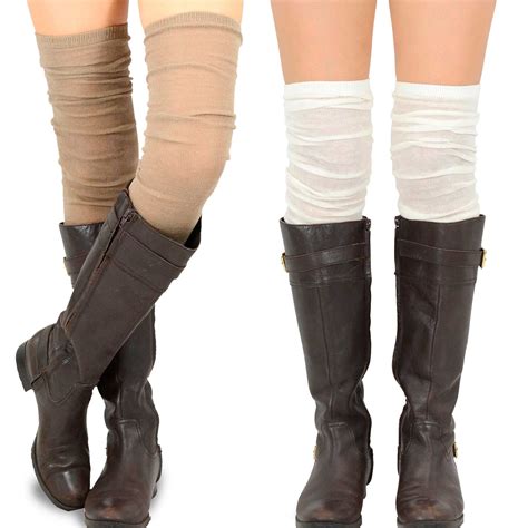 Teehee Women S Extra Long Fashion Thigh High Socks Over The Knee High Boot Socks Walmart Com