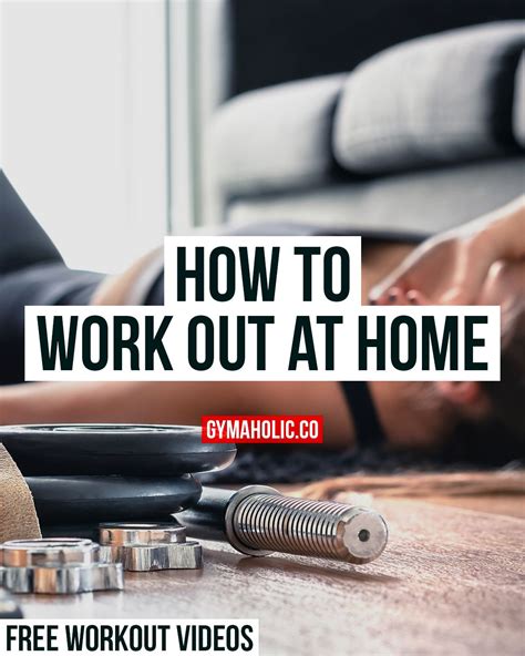 How To Work Out At Home No Equipment Workout Routines Workout No