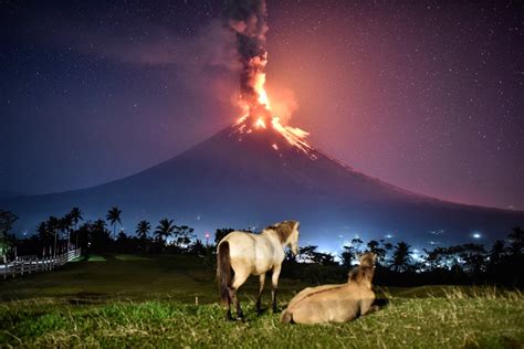 Philippines Most Picturesque Volcano Erupts Philippines Al Jazeera
