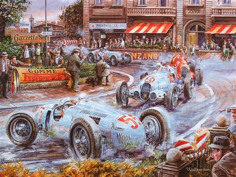 Vaclav Zapadlik Classic Car Painting Car Painting Art Cars