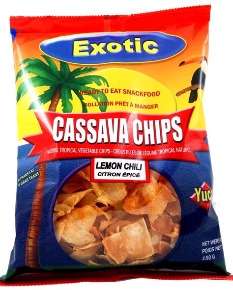 Exotic Cassava Chips Lemon Chile 150g Fresh Is Best On Broadway