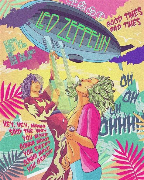 Artstation Led Zeppelin Poster