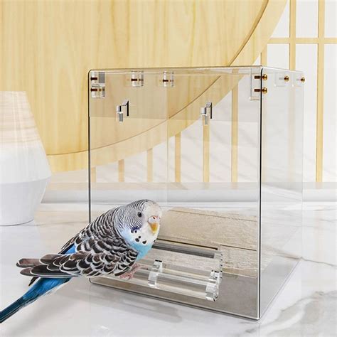 Satın alın Kafes Kuş Banyosu Banyo Kutusu Papağan Küveti için Pet Duş