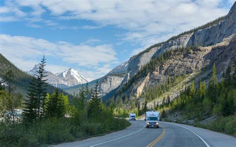 Jasper National Park Columbia Icefields And Athabasca Falls Roads