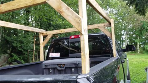 2x4 Laddercanoelumber Rack For Your Pickup Youtube