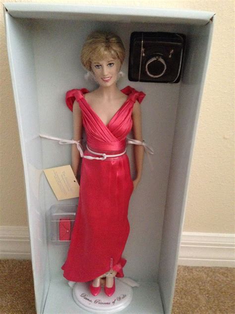 Franklin Mint Princess Diana Princess Of Radiance Vinyl Doll A Very Rare Doll As Only 75 Were