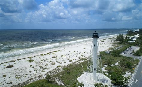 Historic Gasparilla Island Lighthouse Boca Grande Fl Aerial