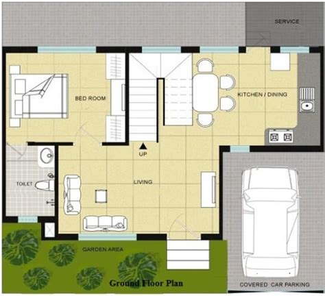 40x40 Duplex House Design 1600sqft East Facing Duplex Floor Plan