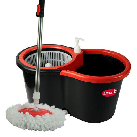 Ibell Fl 2650p 360 Floor Mop Easy Cleaning Spin Mop With 2 Microfiber
