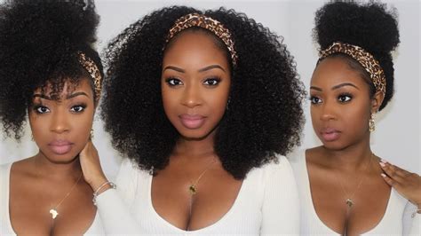 Headband Wig Unboxing And Review Ft Her Given Hair Protective Styles