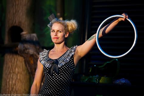 Hula Hoop Performer Lisa Lottie Shows The Tools Of Her Trade This