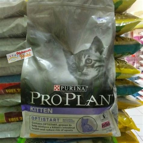 Merek makanan kucing premium ini memang tidak. Makanan Anak Kucing Proplan KITTEN 2,5kg 2.5kg 2,5 2.5 kg ...