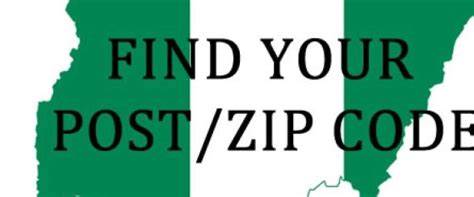 You must understand that the zip code and postal code mean the same thing in nigeria. All Nigeria Zip Code / Postal Code For all States ...