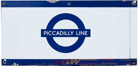 London Underground Enamel Station Frieze Sign Lt Modern Image
