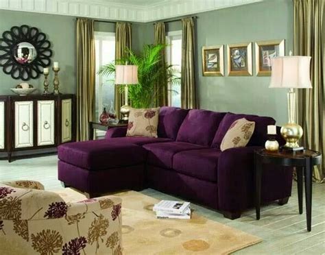 Pin By Teresa Langston On I Love Purple Purple Living Room Living