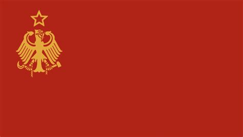 Flag Of A Communist Germany Rvexillology