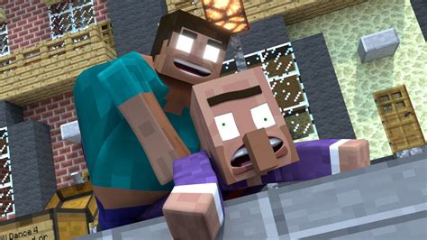 Top 5 Minecraft Animations With Villagers And Zombies