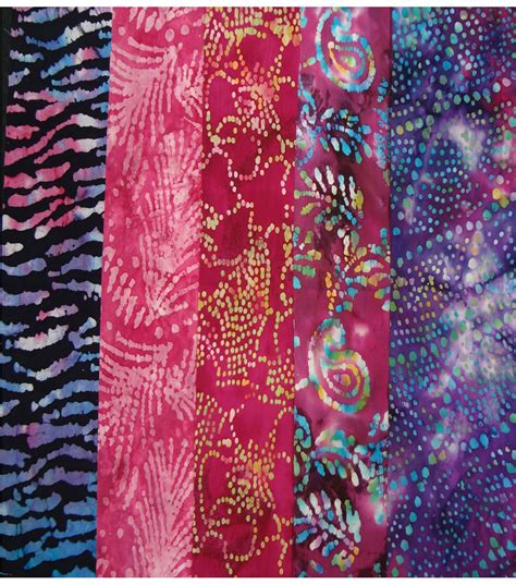 Fat Quarter Bundle Cotton Batik Fabric 18 Assorted Tie Dye Joann