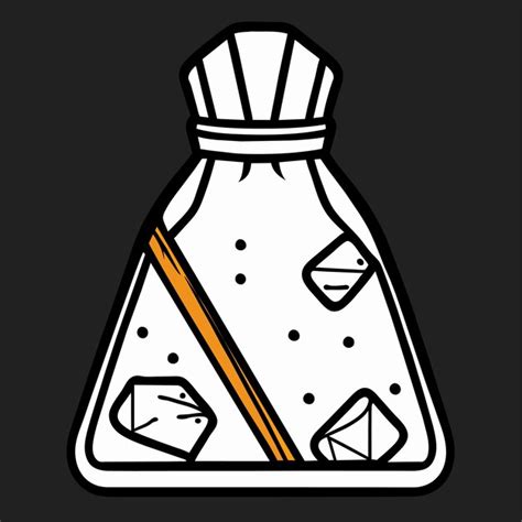 Premium Vector Salt Bag Doodle Vector Illustration