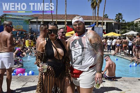 The Seen Muscle Pool Party At White Party Palm Springs Meaws Gay