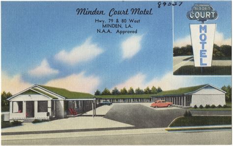 Minden Court Motel Hwy 79 And 80 West Minden La Digital Commonwealth